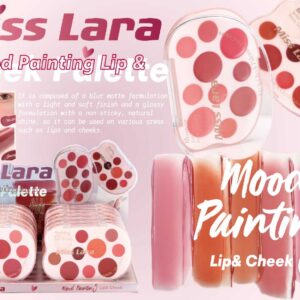 PALETA DE LABIALES/BLUSH CAJA 12