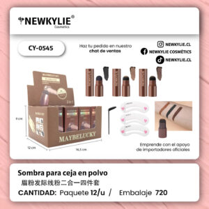SOMBRAS PARA CEJAS POLVO CAJA 12