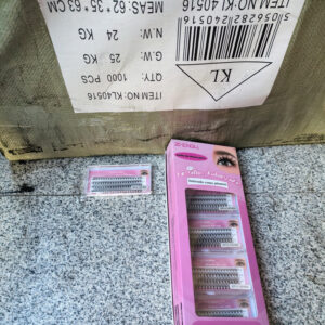 PESTAÑAS POSTIZAS CAJA 12 UNIDADES