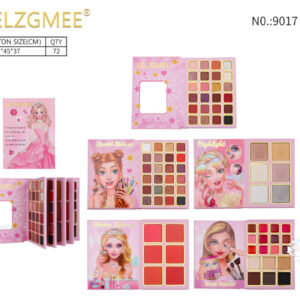 LIBRO DE MAQUILLAJE CAJA 12 UNIDADES (9017)