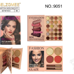 LIBRO DE MAQUILLAJE CAJA 12 UNIDADES (9051)