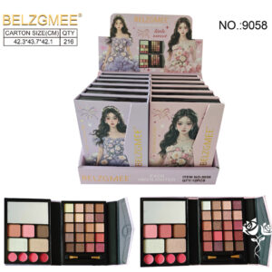 LIBRO DE MAQUILLAJE CAJA 12 UNIDADES (9058)