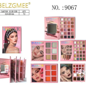 LIBRO DE MAQUILLAJE CAJA 12 UNIDADES (9067)